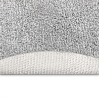 Produktbild för Anti-glid Shaggy Matta Grå 160 x 160 cm PP