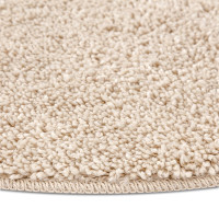 Produktbild för Anti-glid Shaggy Matta Kräm 160 x 160 cm PP