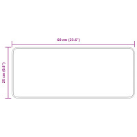 Produktbild för Halkfria trappmattor Latexbakgrund 15 pcs Gul 60 x 25 cm PP
