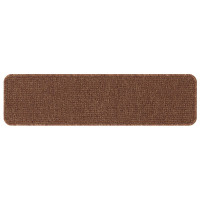 Produktbild för Halkfria trappmattor Latexbakgrund 15 pcs Gul 75 x 20 cm PP