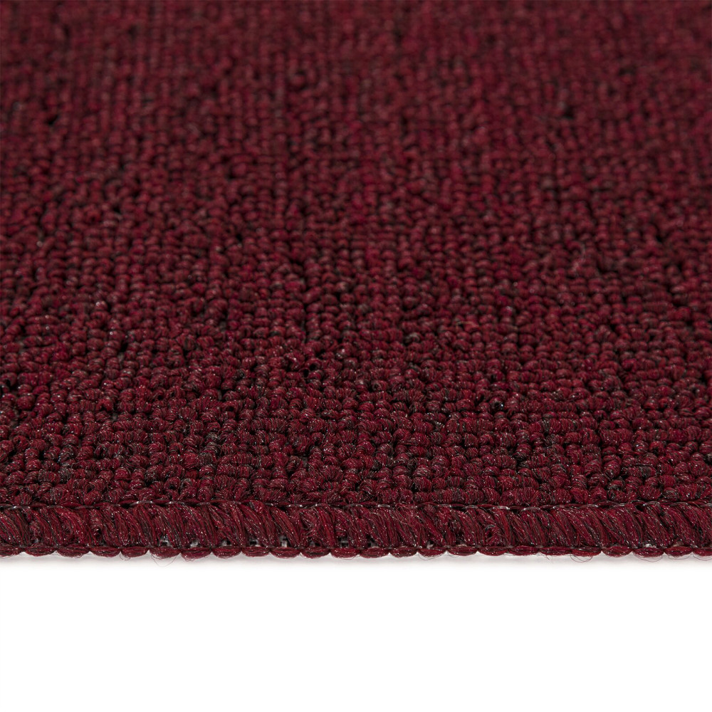 Produktbild för Halkfria trappmattor 15 pcs Bordeaux 60 x 25 cm PP