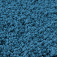 Produktbild för Halkfri badmatta med toalettutskärning Blå 50 x 50 cm PP