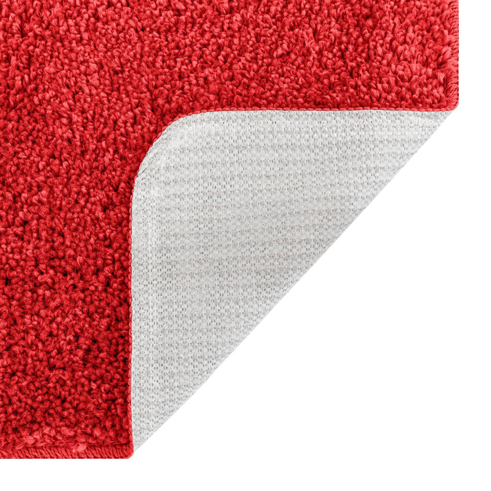 Produktbild för Halkfri Badmatta Röd 50 x 80 cm PP