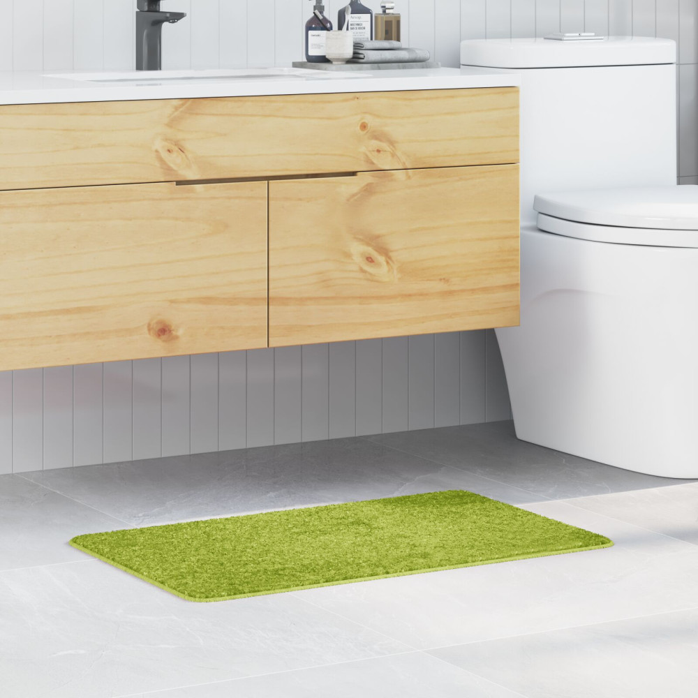 Produktbild för Halkfri Badmatta Grön 50 x 80 cm PP