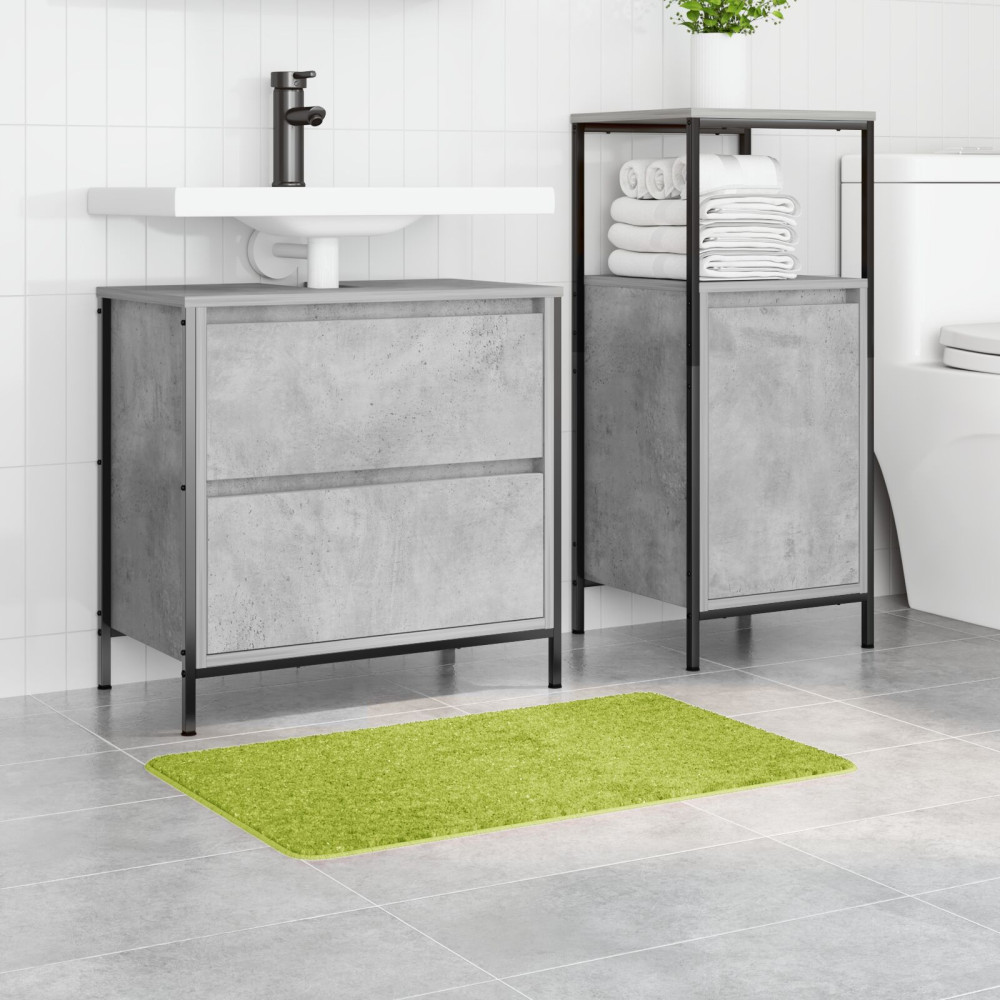 Produktbild för Halkfri Badmatta Grön 50 x 80 cm PP