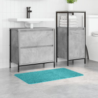 Produktbild för Halkfri Badmatta Turkos 50 x 80 cm PP