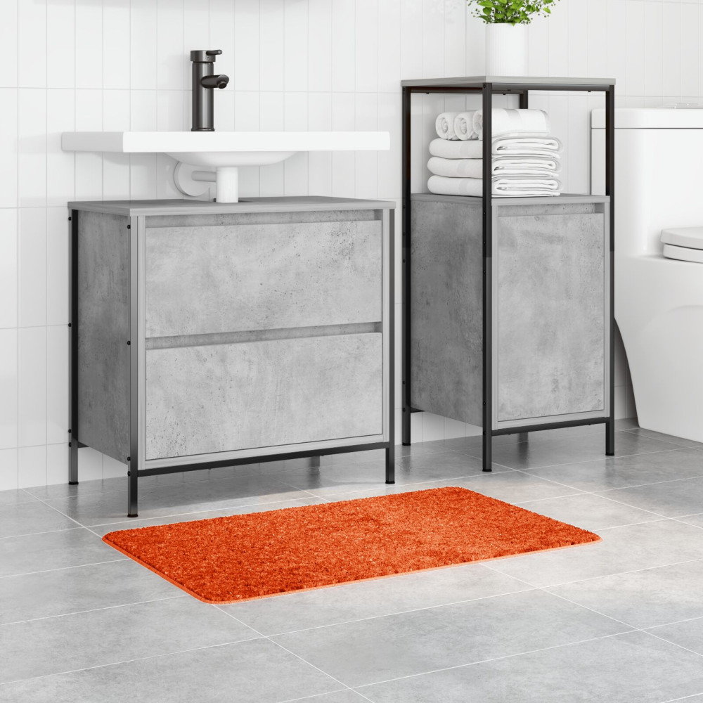 Produktbild för Halkfri Badmatta Orange 50 x 80 cm PP