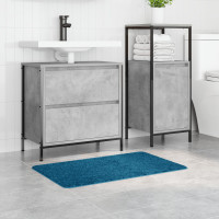 Produktbild för Halkfri Badmatta Blå 50 x 80 cm PP