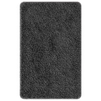 Produktbild för Halkfri Badmatta Mörkgrå 60 x 90 cm PP