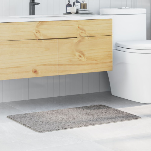 vidaXL Halkfri Badmatta Grå 60 x 90 cm PP