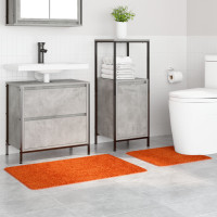 Produktbild för Antisklid badmatta set 2 pcs Orange PP