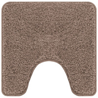 Produktbild för Antisklid badmatta set 3 st Brun 50 x 80 cm PP