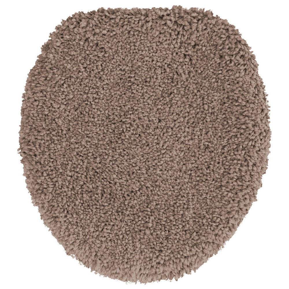 Produktbild för Antisklid badmatta set 3 st Brun 50 x 80 cm PP