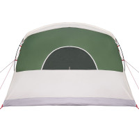 Produktbild för Familjetält med tak Grön och Vit 576 x 325 x 213 cm