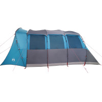 Produktbild för Familjetält med tak Blå och grå 576 x 325 x 213 cm