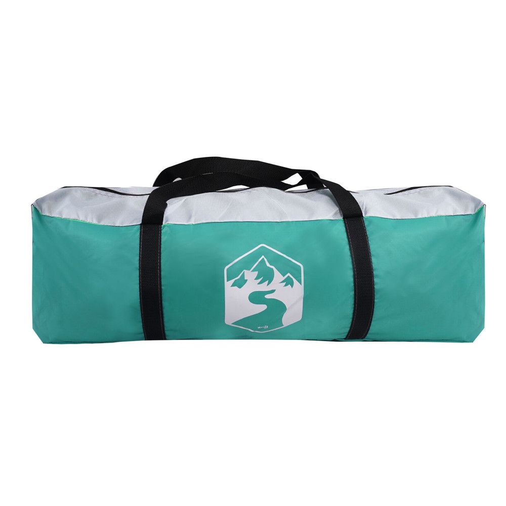 Produktbild för Myggnätstält Havgrön 380 x 380 x 225 cm Polyester och Fiberglas