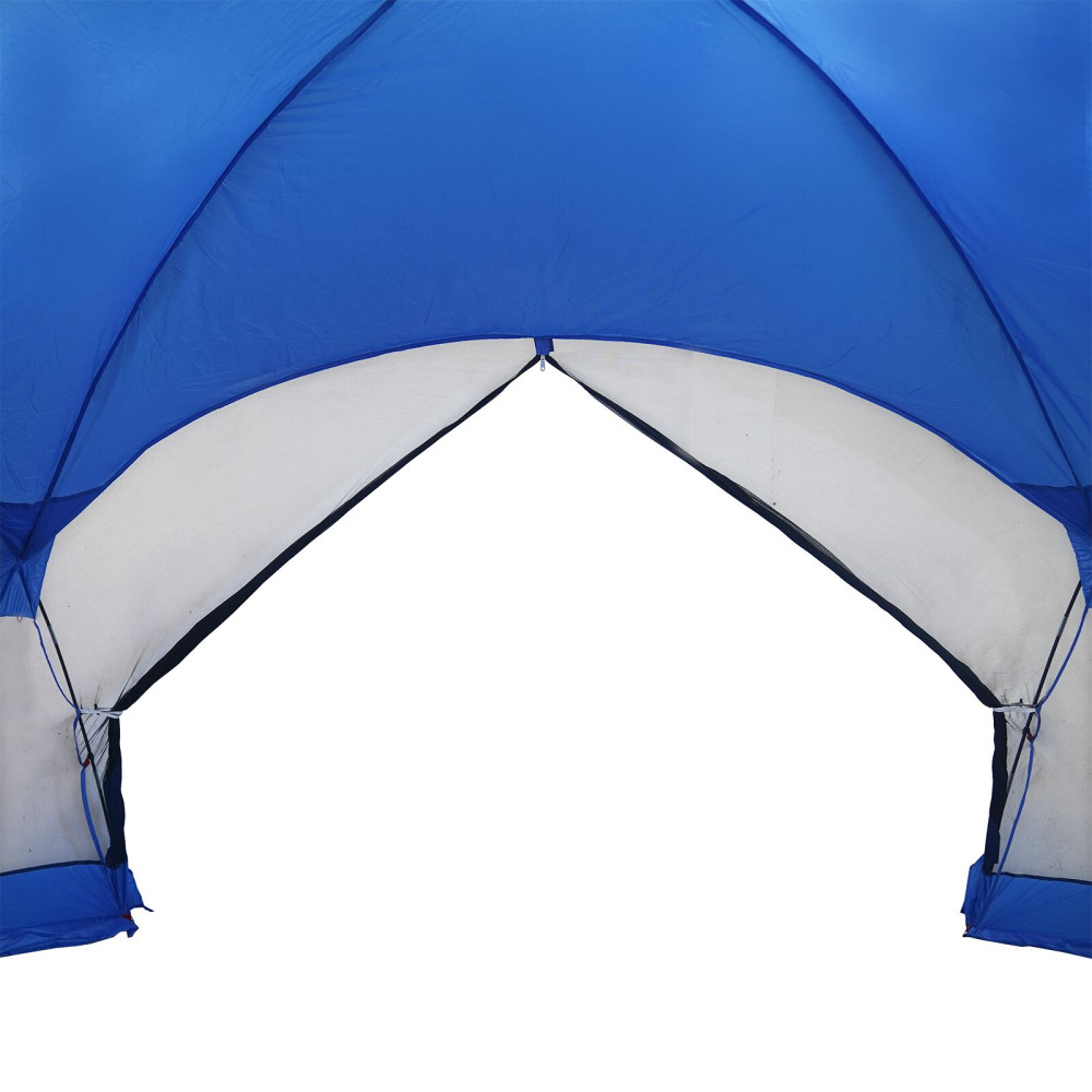 Produktbild för Myggnätstält Azurblå 434 x 434 x 230 cm Polyester och Fiberglas