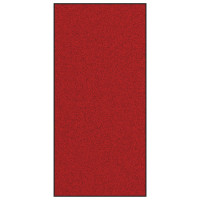 Produktbild för Dörrmatta Röd och Svart 120 x 250 cm 100% Polyamid