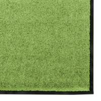 Produktbild för Dörrmatta Övrigt Grön och svart 120 x 250 cm Polyamid och PVC