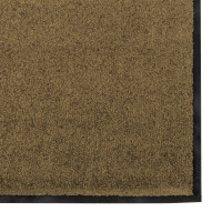 Produktbild för Dörrmatta Övrigt Brun och svart 120 x 300 cm Polyamid och PVC