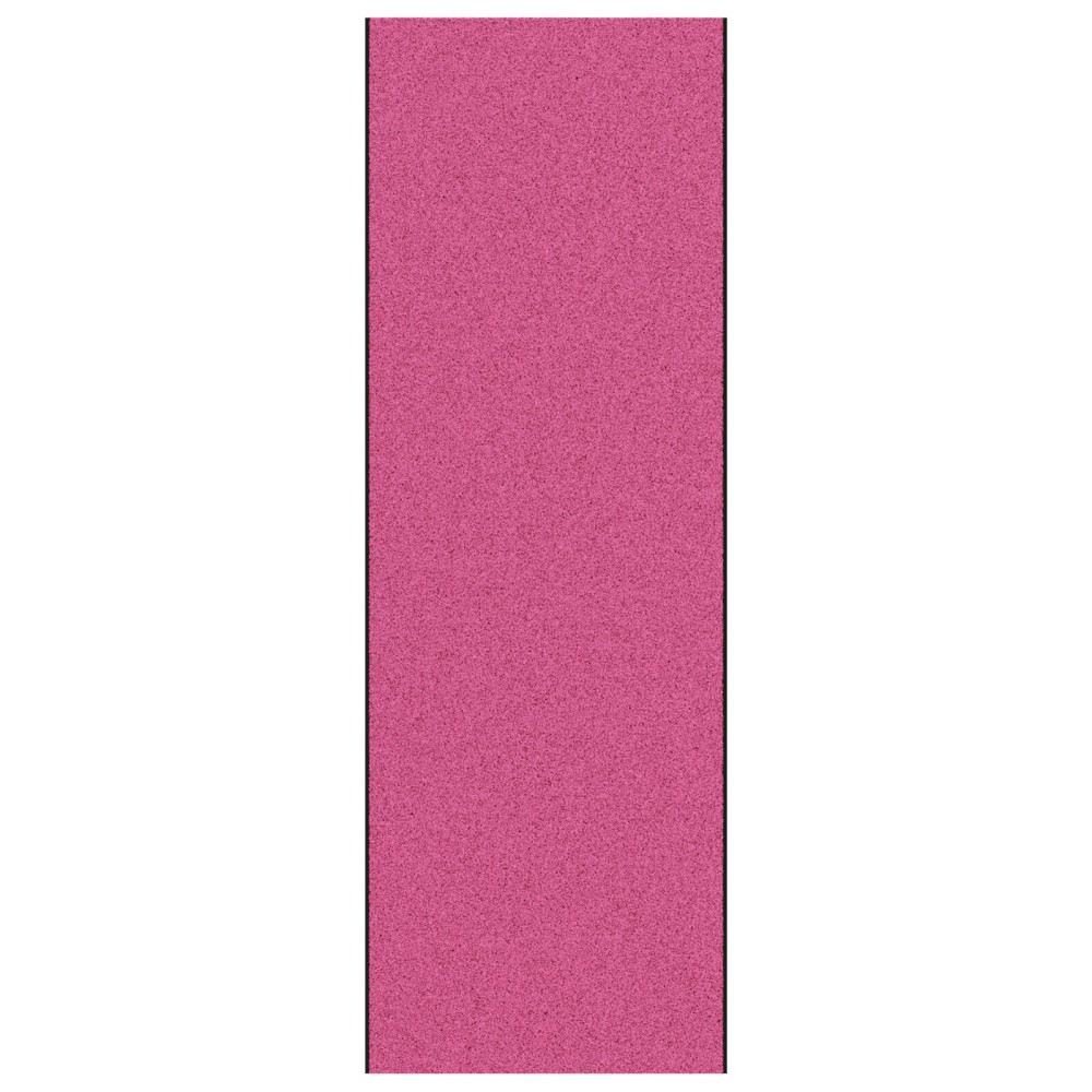 Produktbild för Dörrmatta Rosa och svart 120 x 350 cm 100% Polyamid