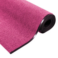 Produktbild för Dörrmatta Rosa och svart 120 x 350 cm 100% Polyamid