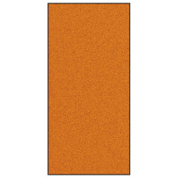 Produktbild för Dörrmatta Övrigt Orange och Svart 120 x 250 cm Polyamid och PVC