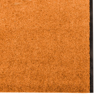 Produktbild för Dörrmatta Övrigt Orange och Svart 120 x 350 cm Polyamid och PVC