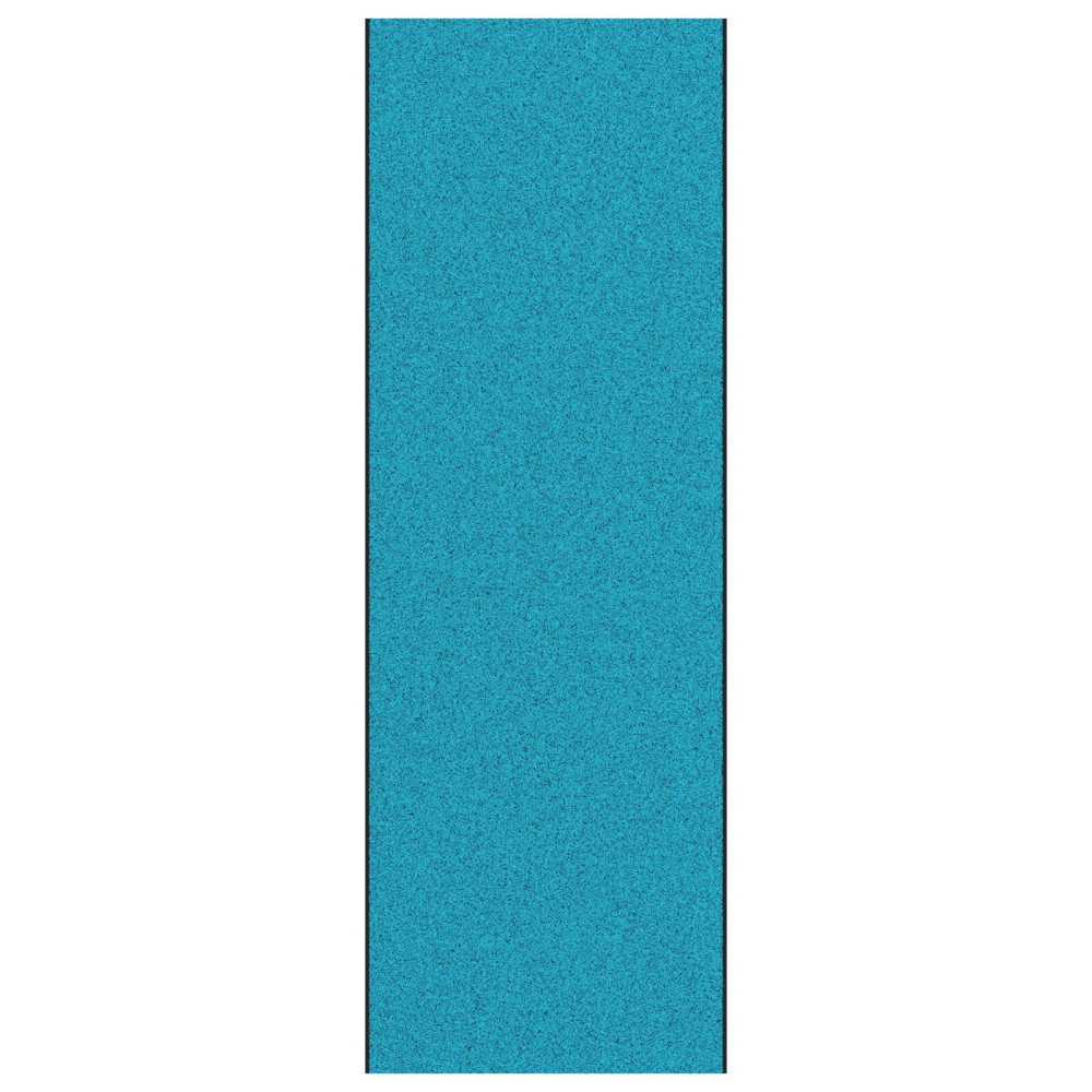 Produktbild för Dörrmatta Cyan och svart 120 x 350 cm 100% Polyamid