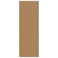Produktbild för Dörrmatta Övrigt Kräm och svart 120 x 350 cm Polyamid och PVC