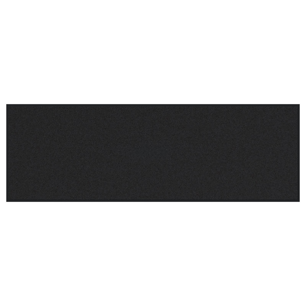 Produktbild för Dörrmatta Svart 60 x 180 cm 100% Polyamid