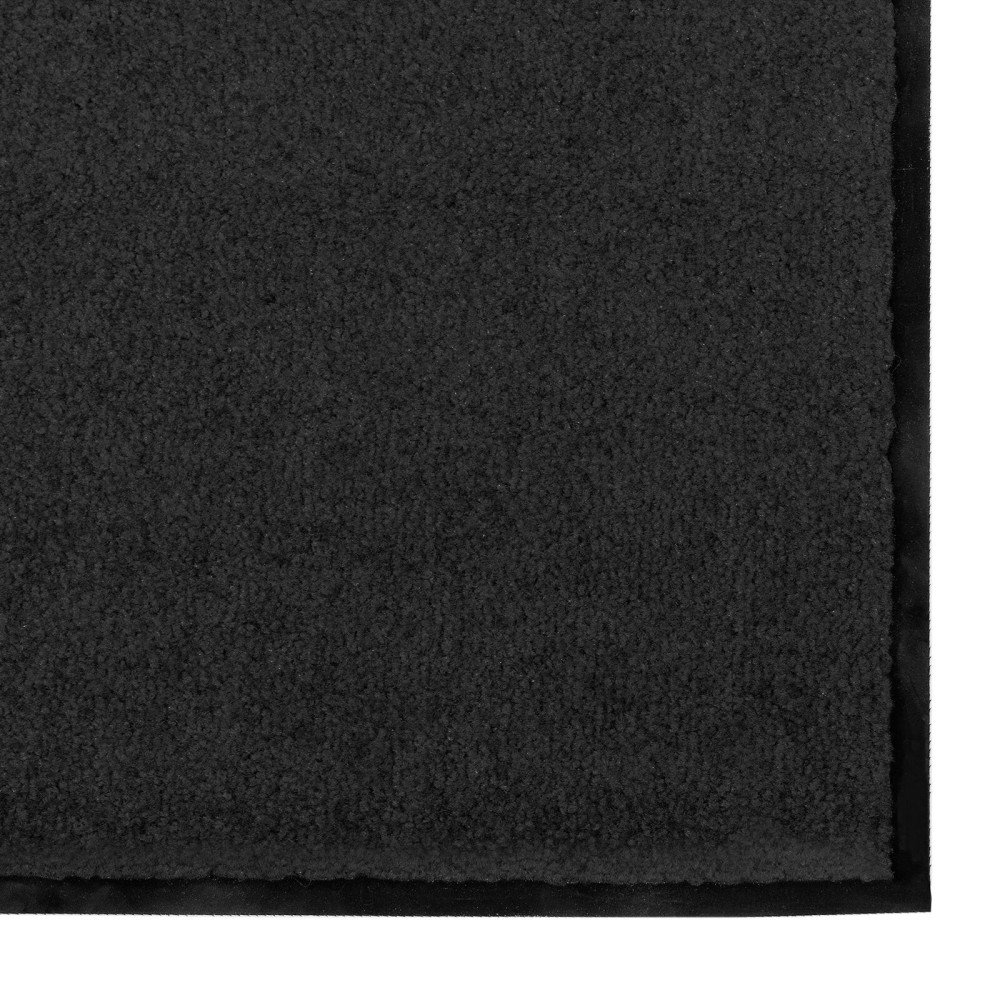 Produktbild för Dörrmatta Svart 60 x 180 cm 100% Polyamid