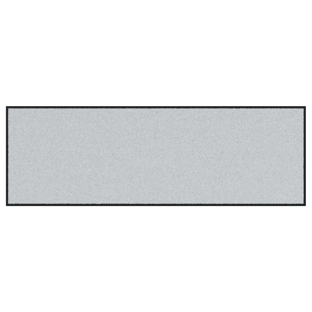 Produktbild för Dörrmatta Grå och svart 60 x 180 cm 100% Polyamid