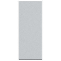 Produktbild för Dörrmatta Grå och svart 120 x 300 cm 100% Polyamid