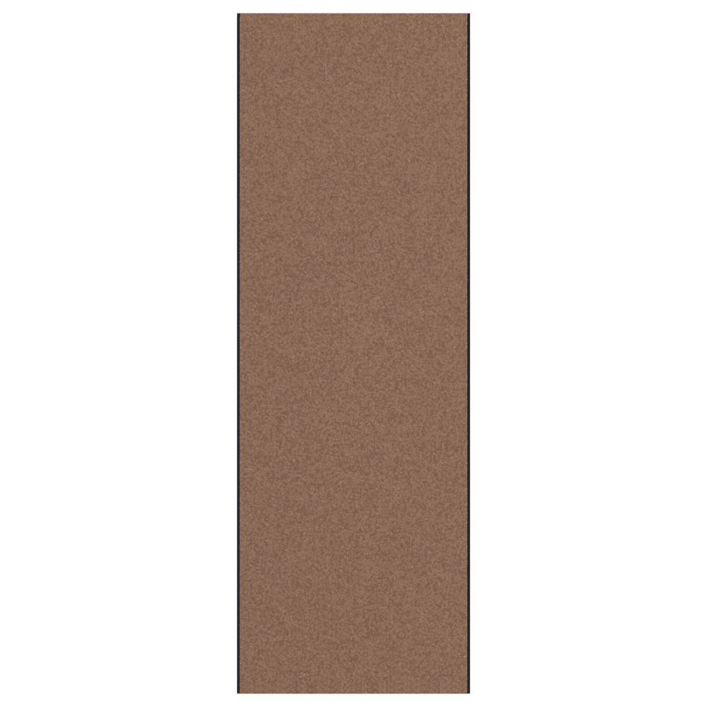 Produktbild för Dörrmatta Brun och svart 120 x 350 cm 100% Polyamid