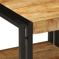 Produktbild för Kaffeebord Brun 40 x 40 x 38 cm Massivt mangoträ