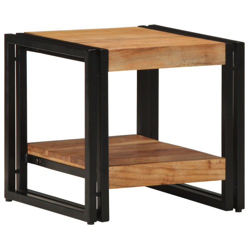 vidaXL Kaffeebord Brun 40 x 40 x 38 cm Massivt Akaciaträ