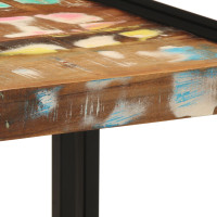 Produktbild för Kaffeebord Flerfärgsdesign 40 x 40 x 38 cm Solid återvunnen trä