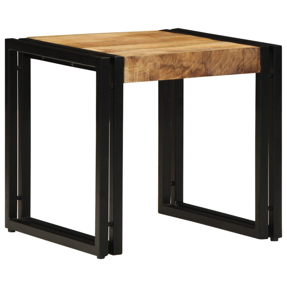 Produktbild för Kaffeebord Brun 40 x 40 x 38 cm Massivt mangoträ
