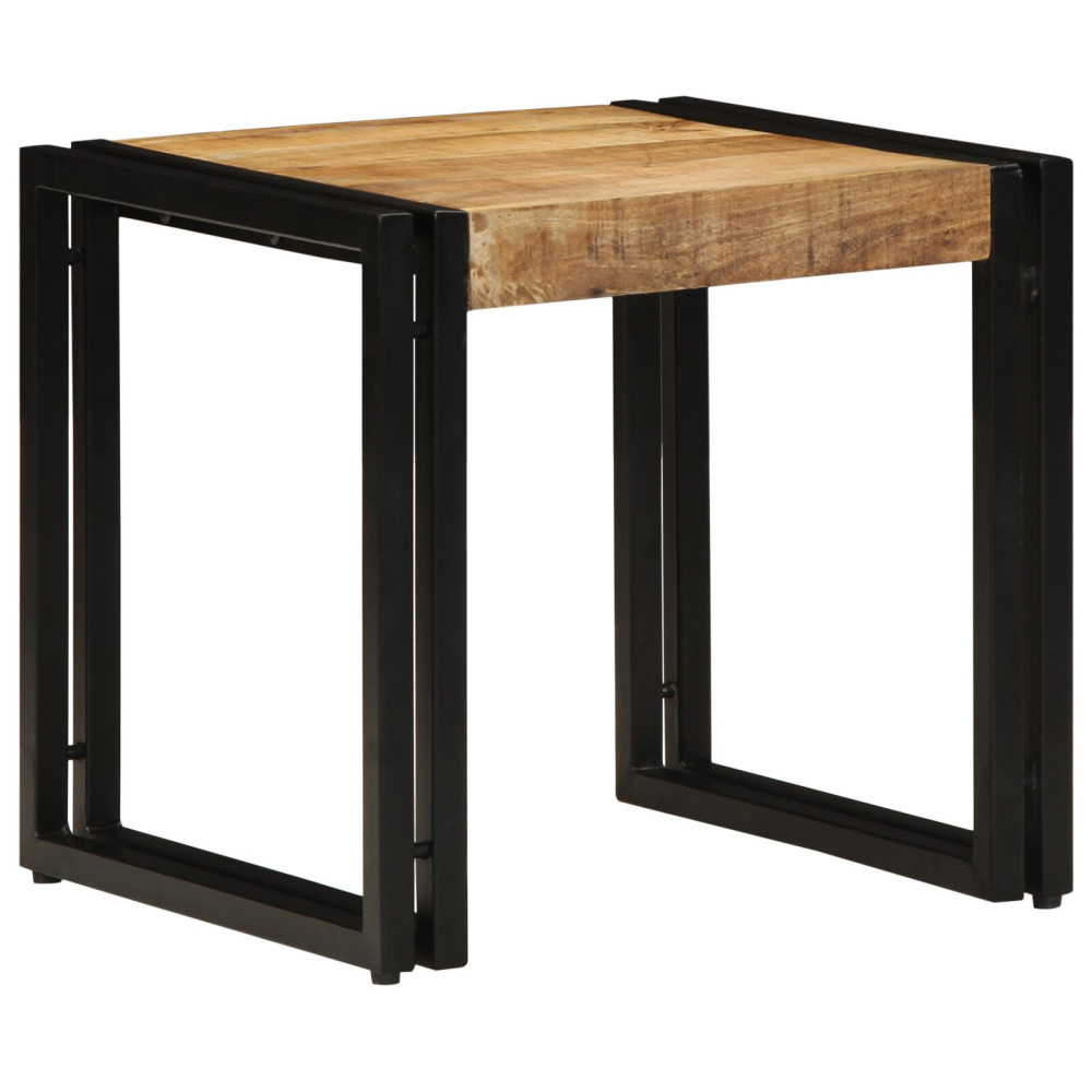 Produktbild för Kaffeebord Brun 40 x 40 x 38 cm Massivt mangoträ