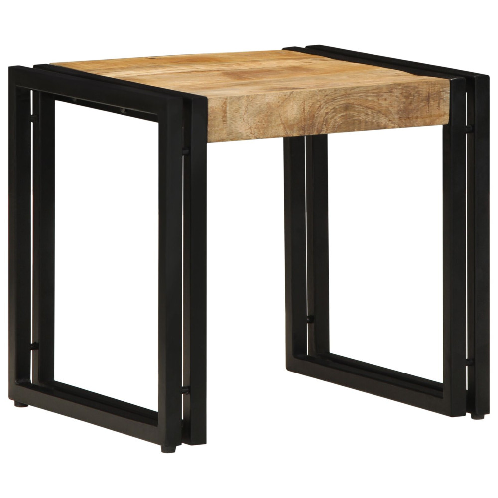 Produktbild för Kaffeebord Brun 40 x 40 x 38 cm Massivt mangoträ
