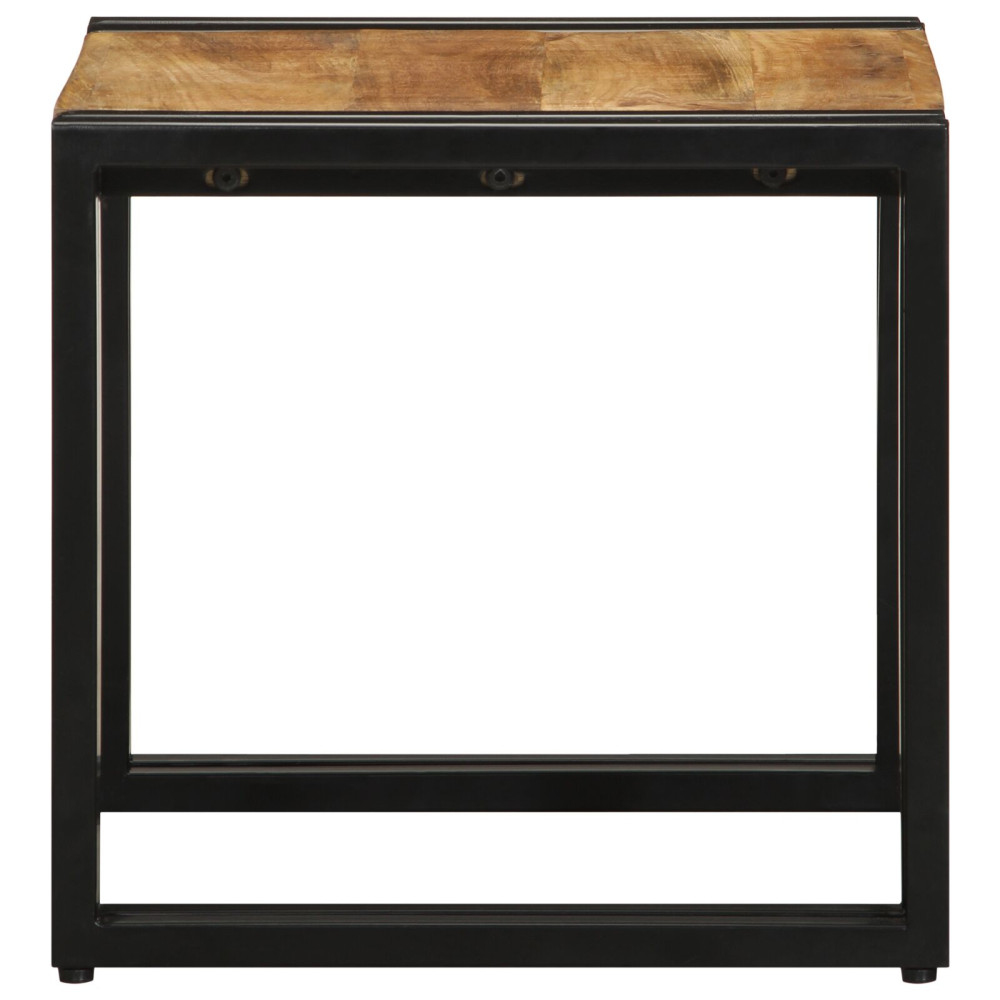 Produktbild för Kaffeebord Brun 40 x 40 x 38 cm Massivt mangoträ
