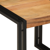 Produktbild för Kaffeebord Brun 40 x 40 x 38 cm Massivt Akaciaträ