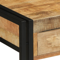 Produktbild för Konsolbord med låda Brun 120 x 33 x 75 cm Massivt mangoträ