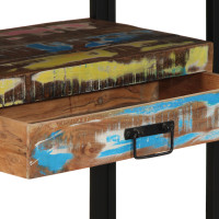 Produktbild för Konsolbord med låda 120 x 33 x 75 cm Solid återvunnen trä