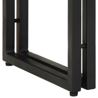 Produktbild för Konsolbord med låda Brun 90 x 33 x 75 cm Massivt mangoträ