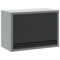 Produktbild för Verktygsskåp med lagring Svart och Grå 50 x 25 x 35 cm