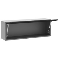 Produktbild för Verktygsskåp med lagring Svart och Grå 100 x 25 x 35 cm