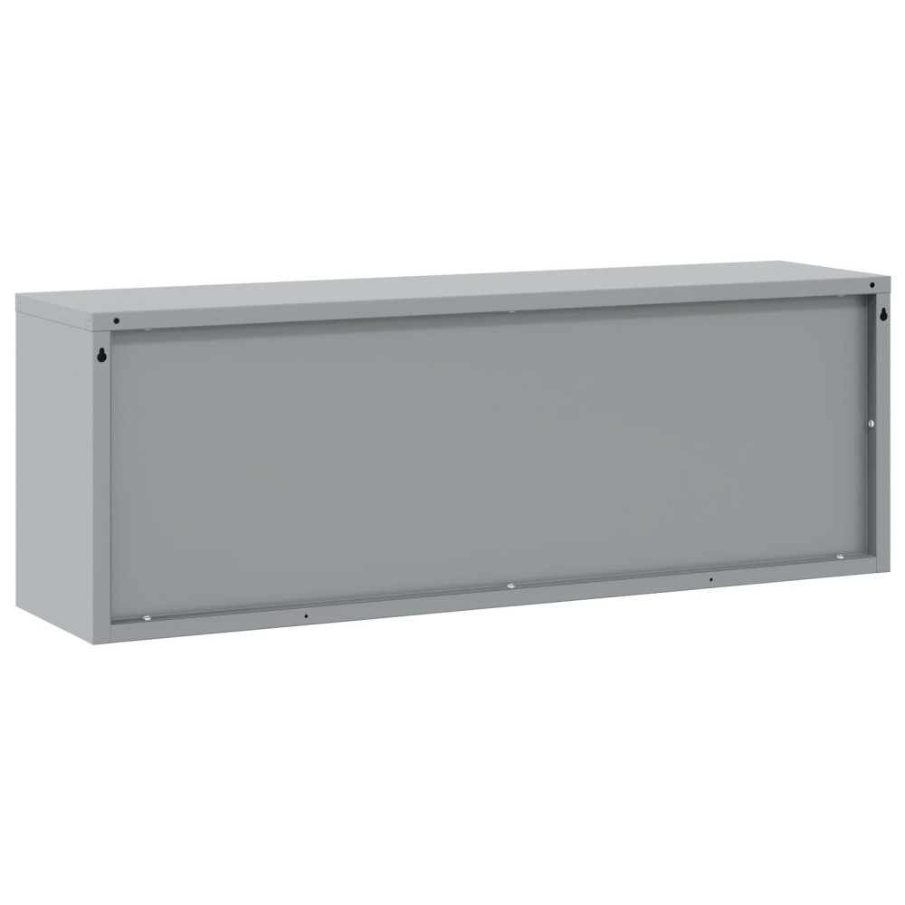 Produktbild för Verktygsskåp med lagring Röd och Grå 100 x 25 x 35 cm