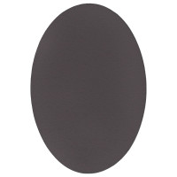 Produktbild för Områdesmattor Oval HUARTE Antracit 140 x 200 cm 100% Polyester
